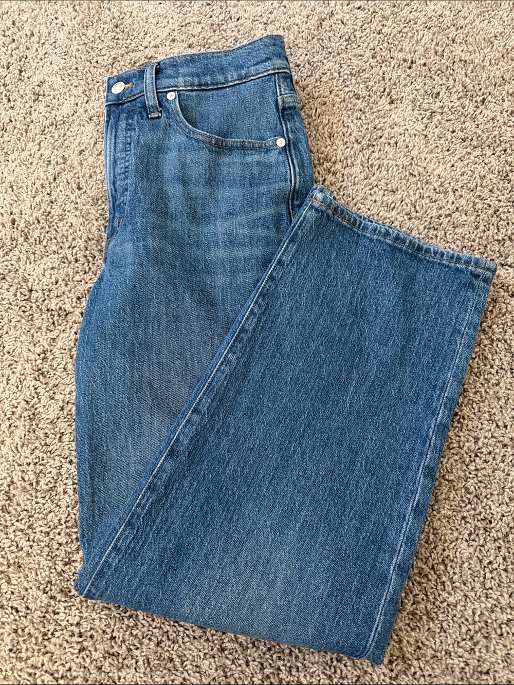 VVEUC Madewell The Perfect Vintage Wide Leg Jean Sz27